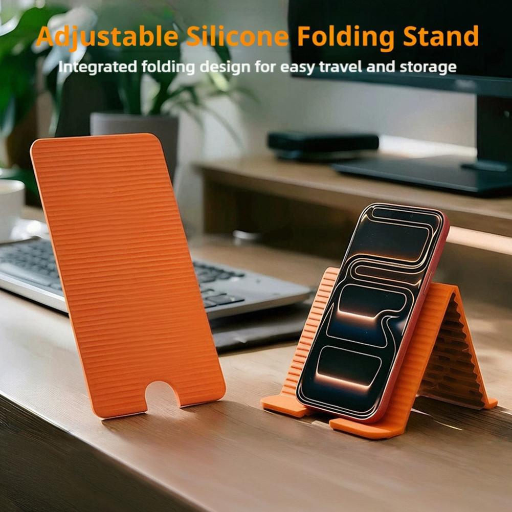 Tablet Stand Adjustable - Flexible Foldable Silicone Phone Holder For