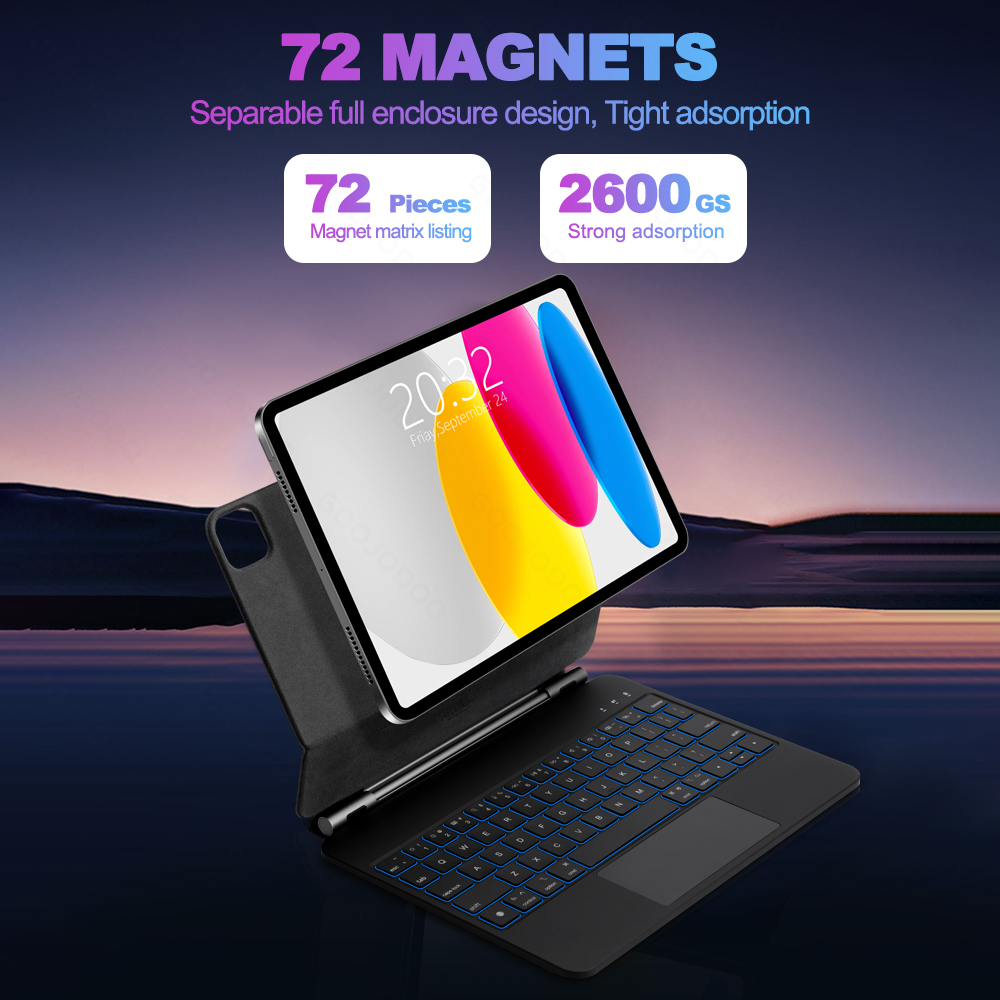 GOOJODOQ Magic Keyboard for iP - Tablet Accessories Choice Store review and price
