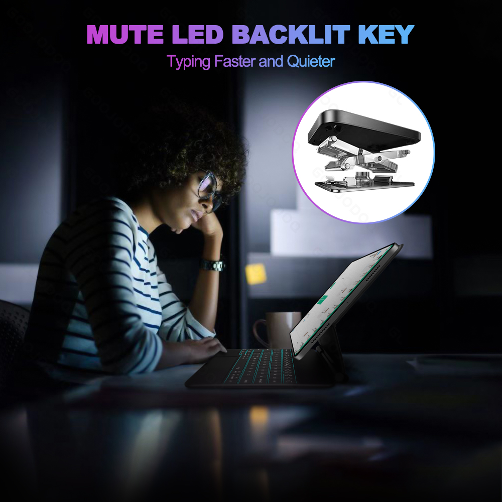 GOOJODOQ Magic Keyboard for iP - Tablet Accessories Choice Store review and price
