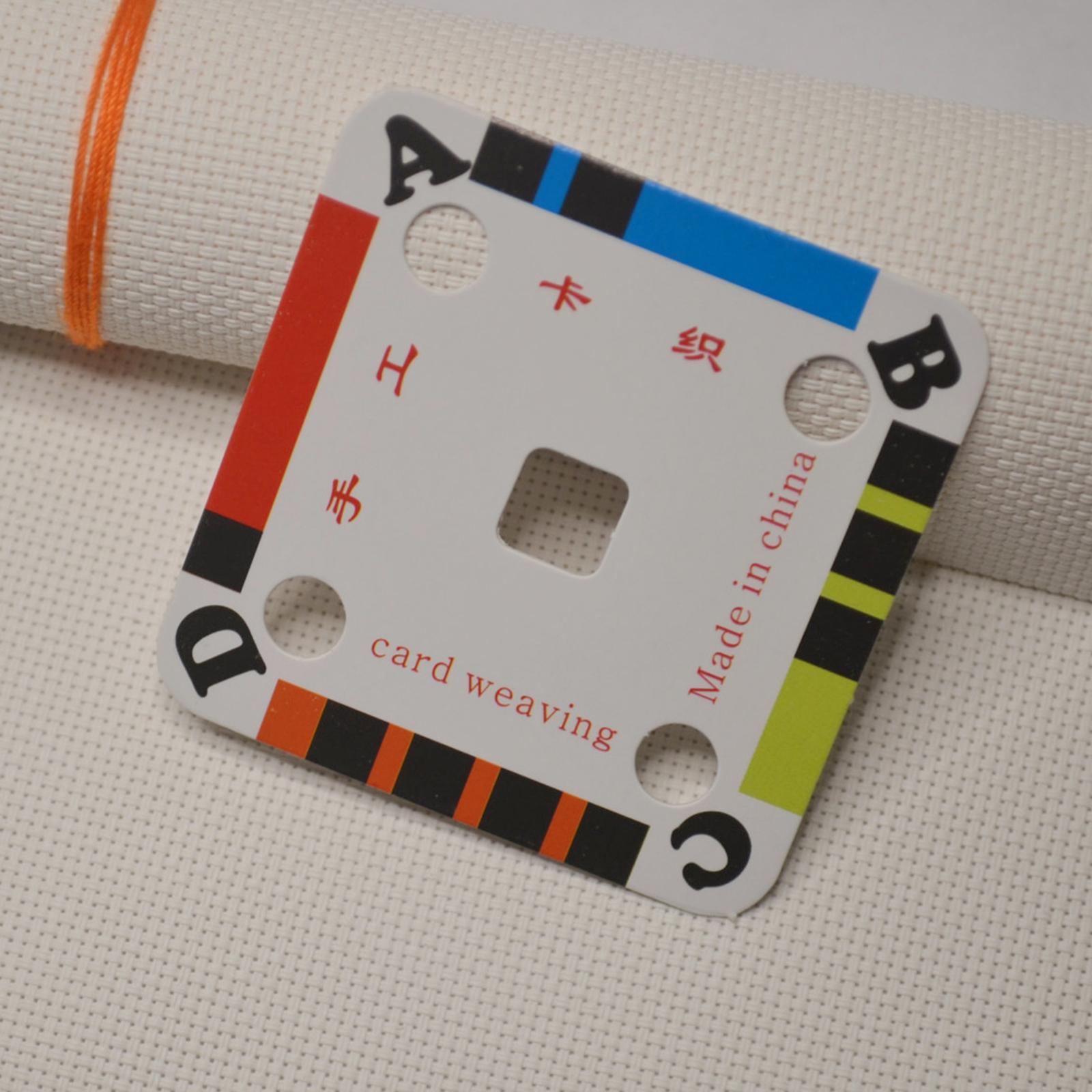 Weaving Card Paper Loom Cards  - Tablet Weaving Accessories review and price