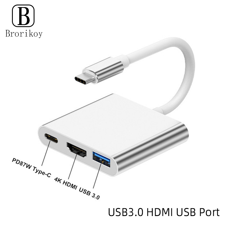 3 in 1 USB Type C Hub to 4K HD - Tablet Accessories For Samsung review and price