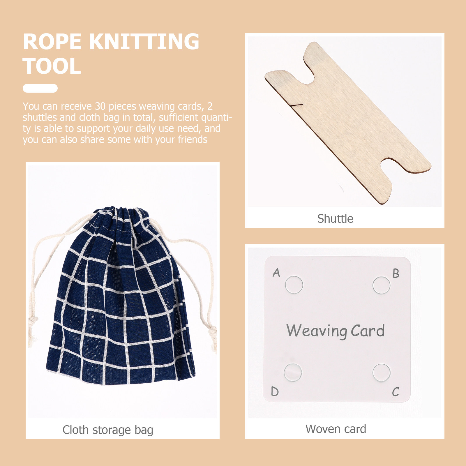 1Set Weaving Cards Paper Weavi - Tablet Weaving Accessories review and price