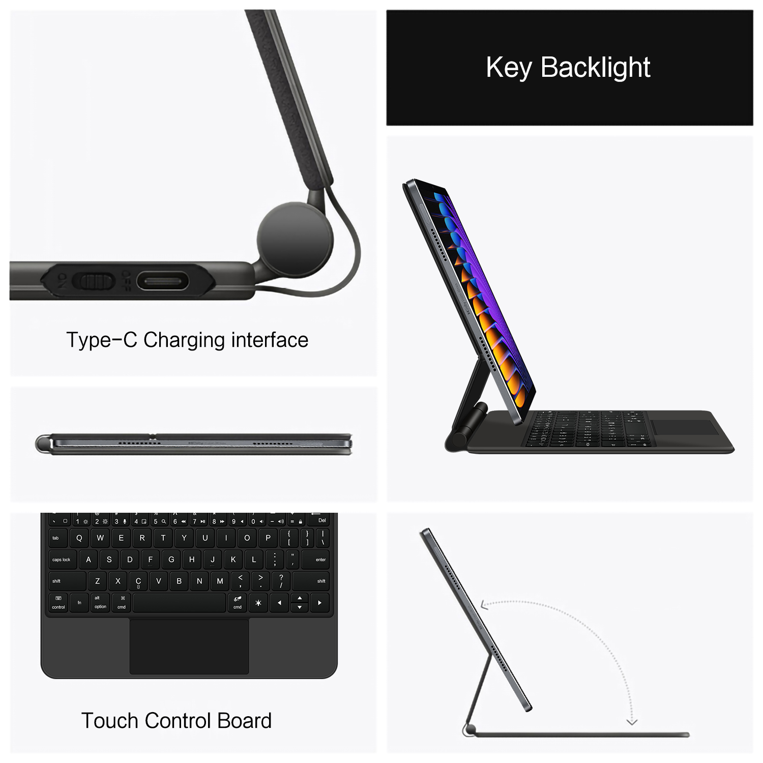 Magic Keyboard For Xiaomi Pad  - Magnetic Case Smart review and price