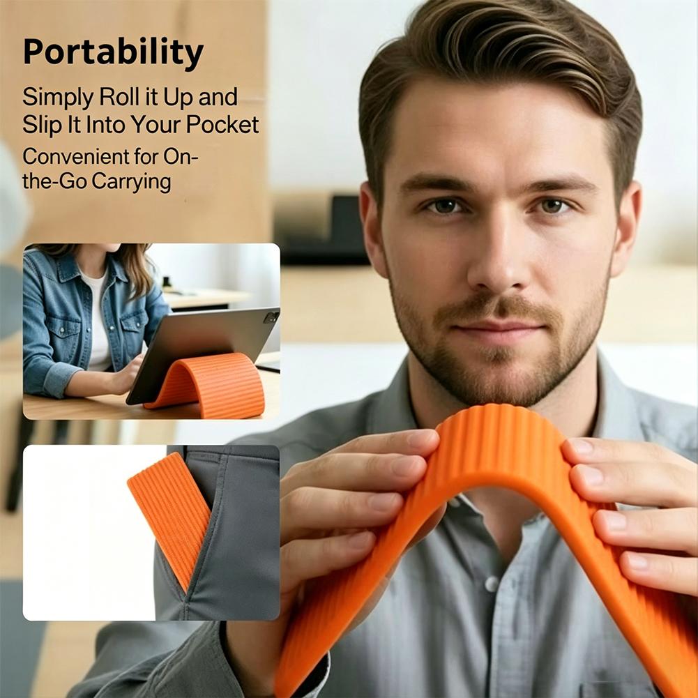 Portable Silicone Mobile Phone - Tablet Stand Adjustable review and price