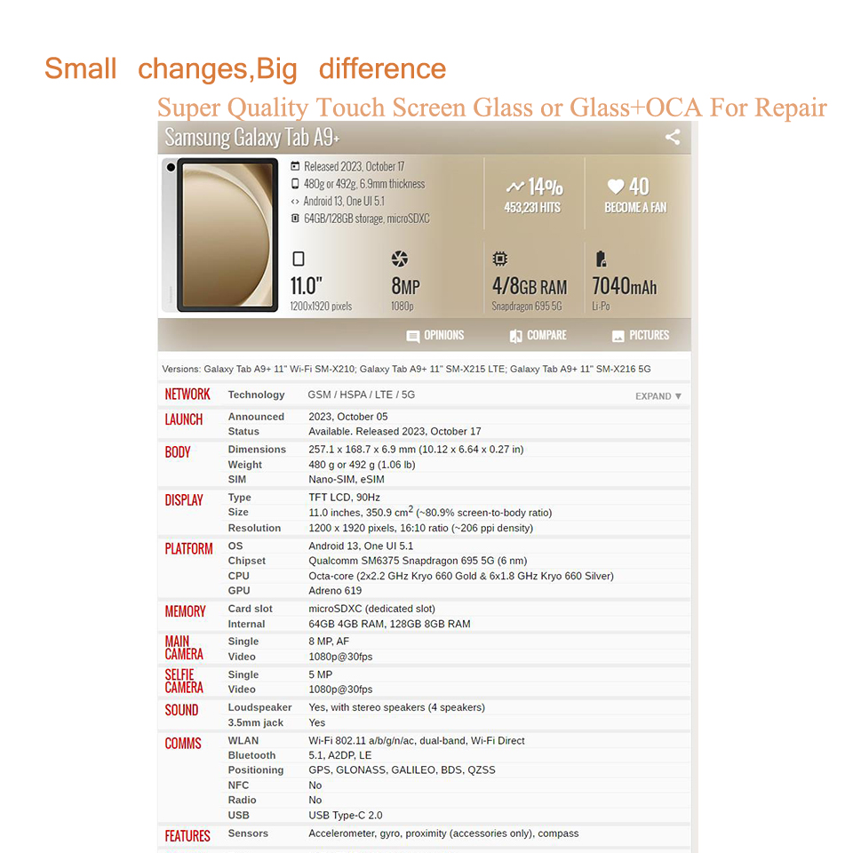 10Pcs/Lot For Samsung Galaxy T - Tablet Accessories For Samsung review and price