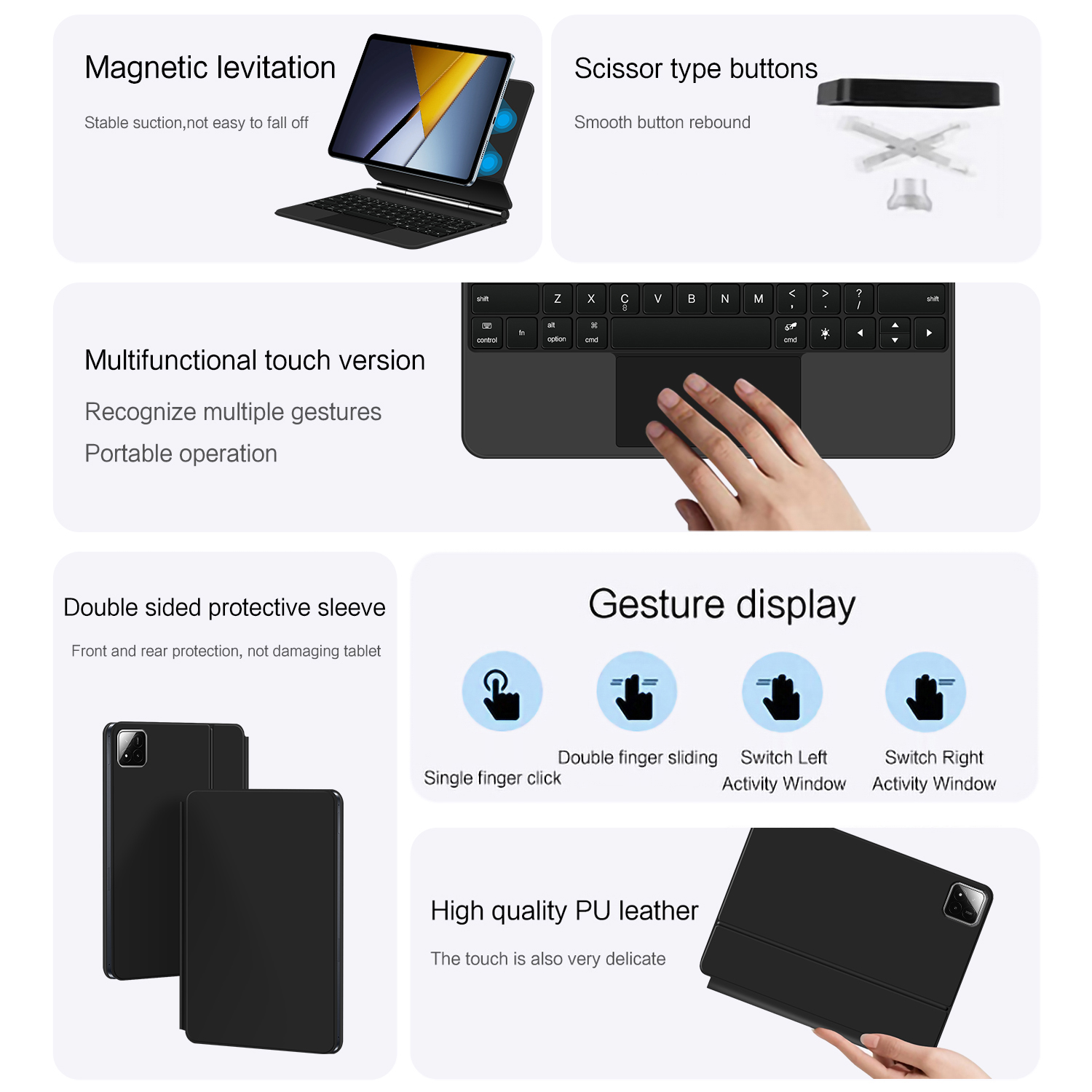 Magnetic Magic Keyboard For Xi - Magnetic Case Smart review and price