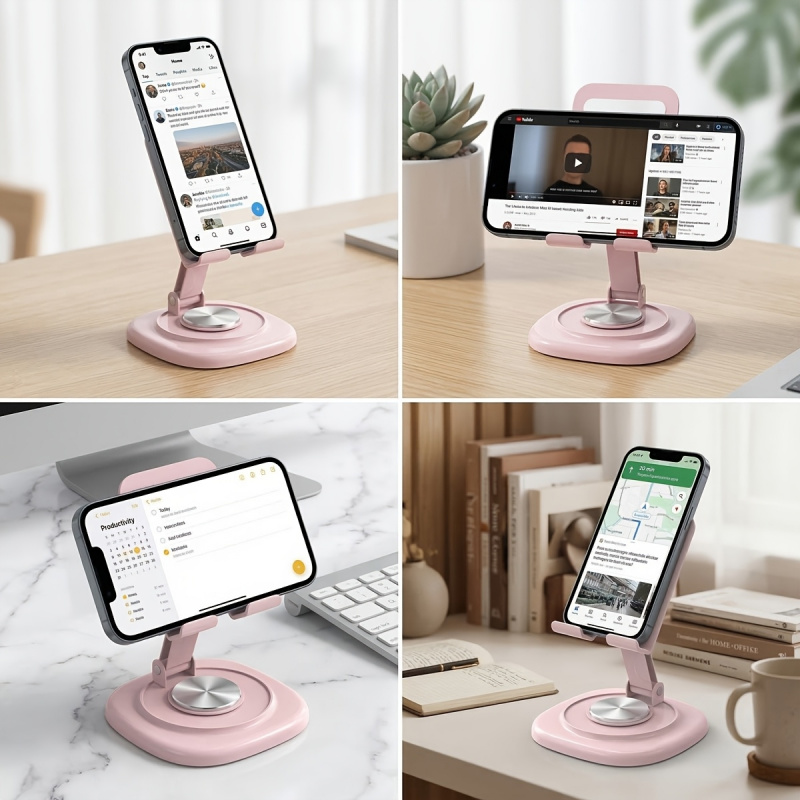 Macaron Desktop Metal Rotating - Tablet Stand Adjustable review and price